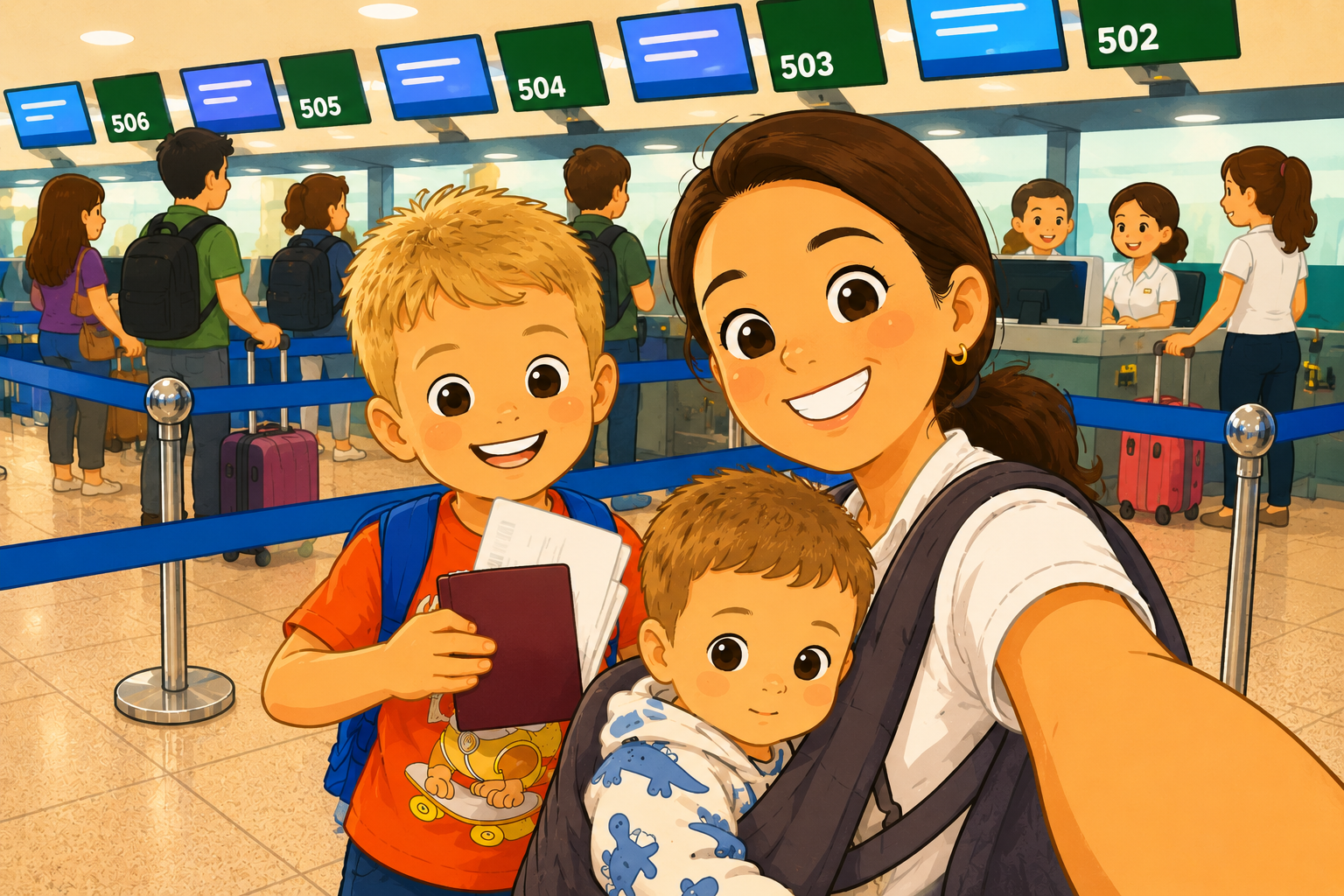 How to turn waiting at the airport into an adventure