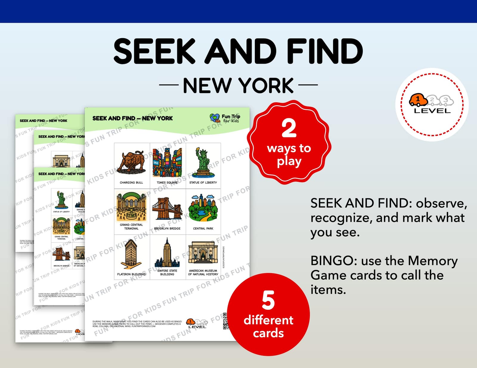 Seek and Find — nyc (EN) level 1