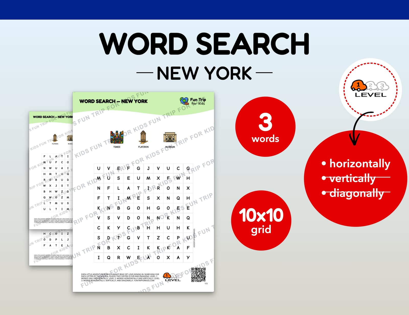 Word Search — nyc (EN) level 1