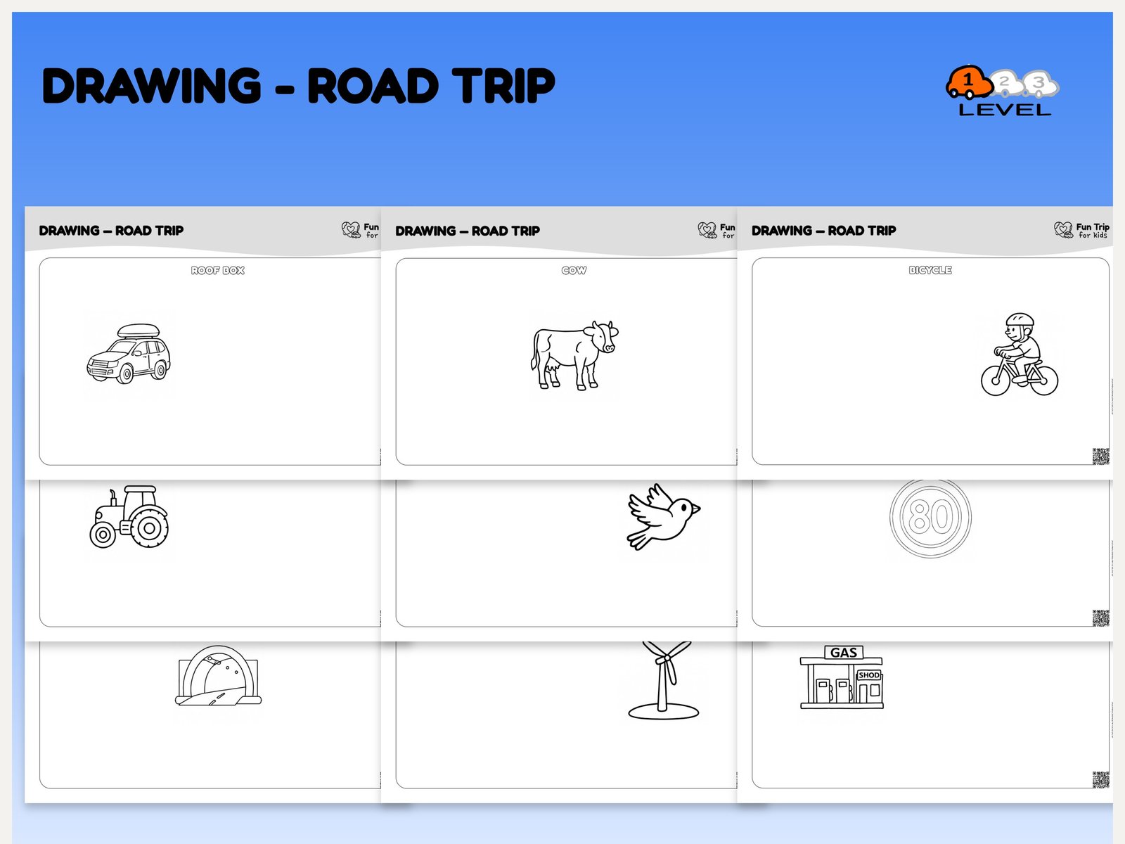 Drawing — road (EN) level 1