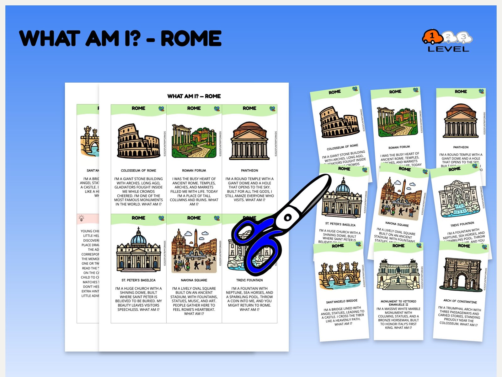 What am I? — roma (EN) level 1